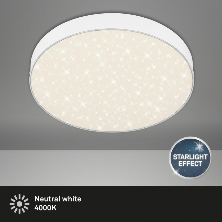 Briloner 7074-416 - LED Plafon STAR SKY LED/21W/230V 4000K śr. 28 cm biały