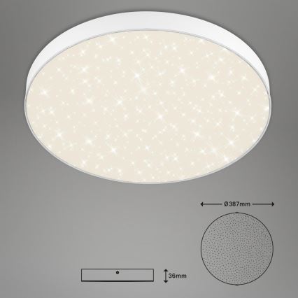 Briloner 7075-416 - LED Plafon STAR SKY LED/24,5W/230V 4000K śr. 38 cm biały