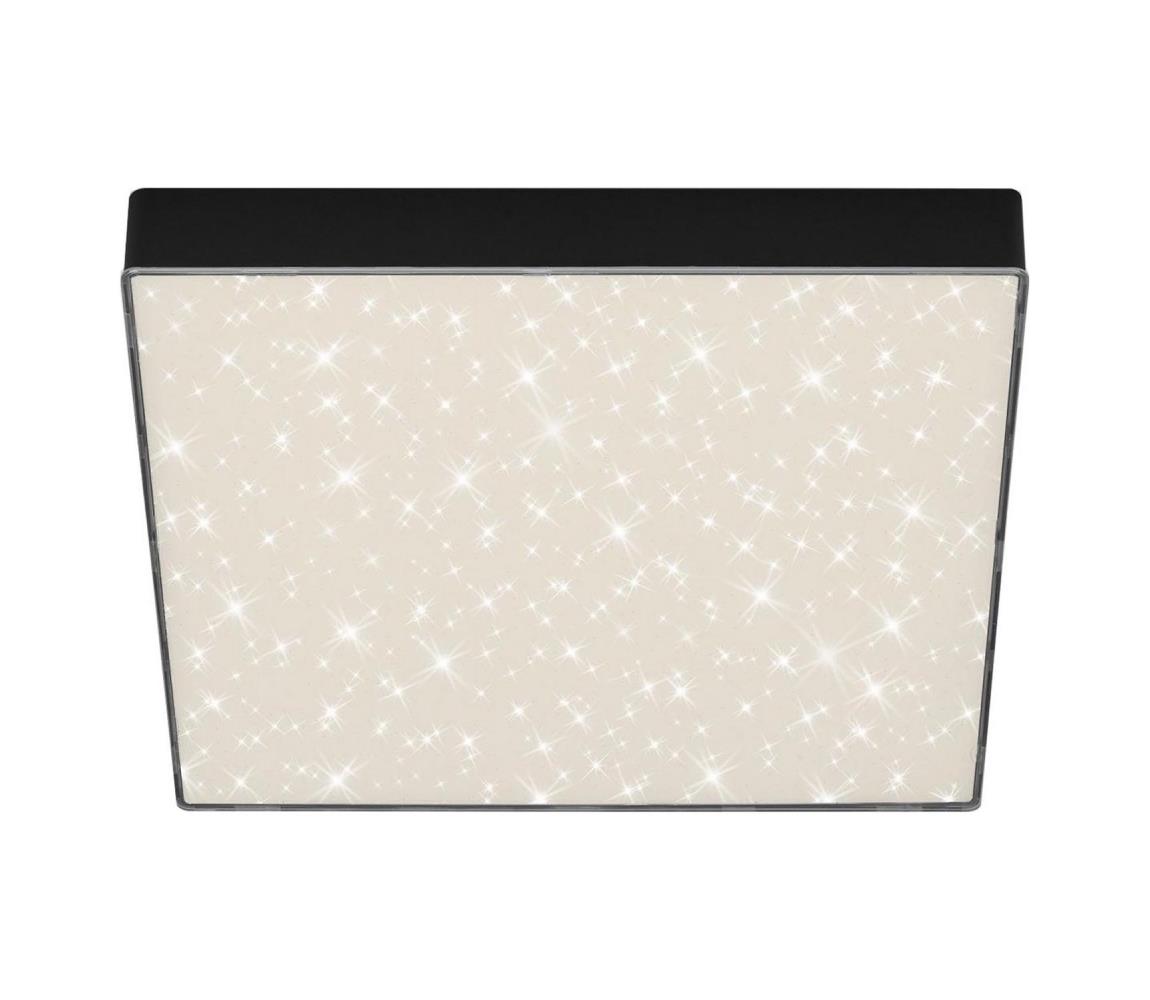 Briloner 7078-415 - LED Plafon STAR SKY LED/21W/230V 28x28 cm czarny