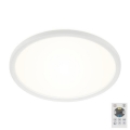 Briloner 7079-016 - LED regulowane oświetlenie sufitowe SLIM LED/18W/230V 2700-6500K + pilot do zdalnego sterowania