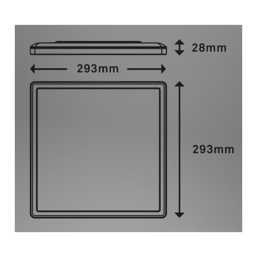 Briloner 7081-015 - LED Plafon ściemnialny SLIM LED/18W/230V 2700-6500K + Pilot zdalnego sterowania