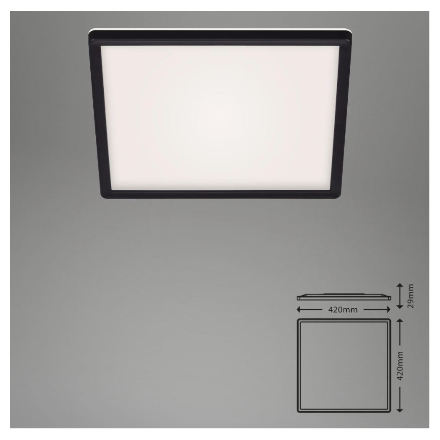 Briloner 7082-015 - LED Ściemnialny plafon SLIM LED/22W/230V 2700-6500K + pilot