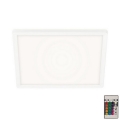 Briloner 7090-416 - LED RGBW Regulowane natynkowe oświetlenie sufitowe SLIM LED/15W/230V + pilot do zdalnego sterowania