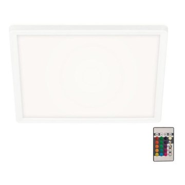 Briloner 7091-416 - LED RGBW ściemnialna lampa sufitowa SLIM LED/22W/230V + pilot do zdalnego sterowania