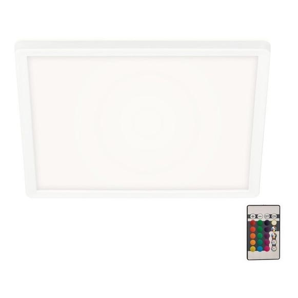 Briloner 7091-416 - LED RGBW Ściemnialny plafon SLIM LED/22W/230V + Pilot zdalnego sterowania