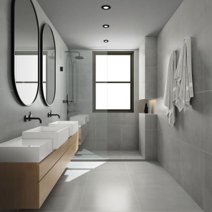 Briloner 7103-435 - ZESTAW 3x LED Ściemnialne wpuszczane oświetlenie łazienkowe LED/5W/230V IP44