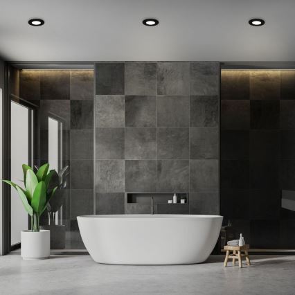 Briloner 7103-435 - ZESTAW 3x LED Ściemnialne wpuszczane oświetlenie łazienkowe LED/5W/230V IP44