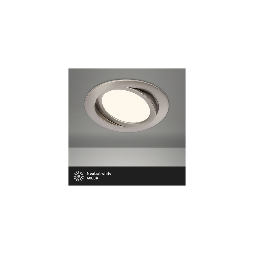 Briloner 7116-412 - LED Łazienkowa oprawa wpuszczana FLAT IN LED/9W/230V IP23