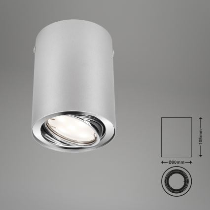 Briloner 7119-014 - LED Oświetlenie punktowe TUBE 1xGU10/5W/230V okrągły