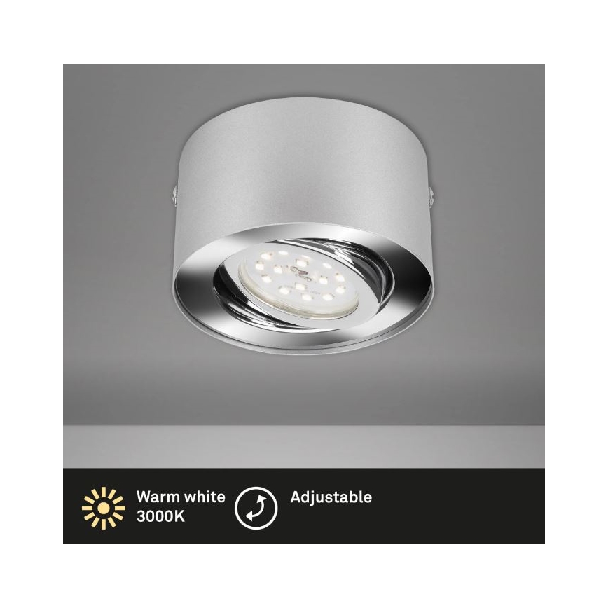 Briloner 7121-014 - LED Oświetlenie punktowe TUBE 1xLED/5W/230V okrągły