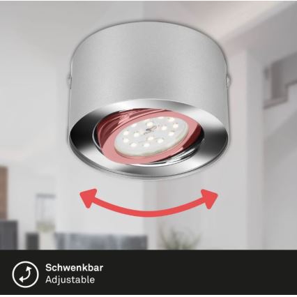 Briloner 7121-014 - LED Oświetlenie punktowe TUBE 1xLED/5W/230V okrągły