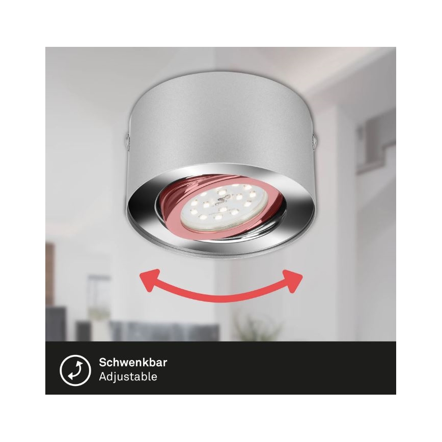 Briloner 7121-014 - LED Oświetlenie punktowe TUBE 1xLED/5W/230V okrągły