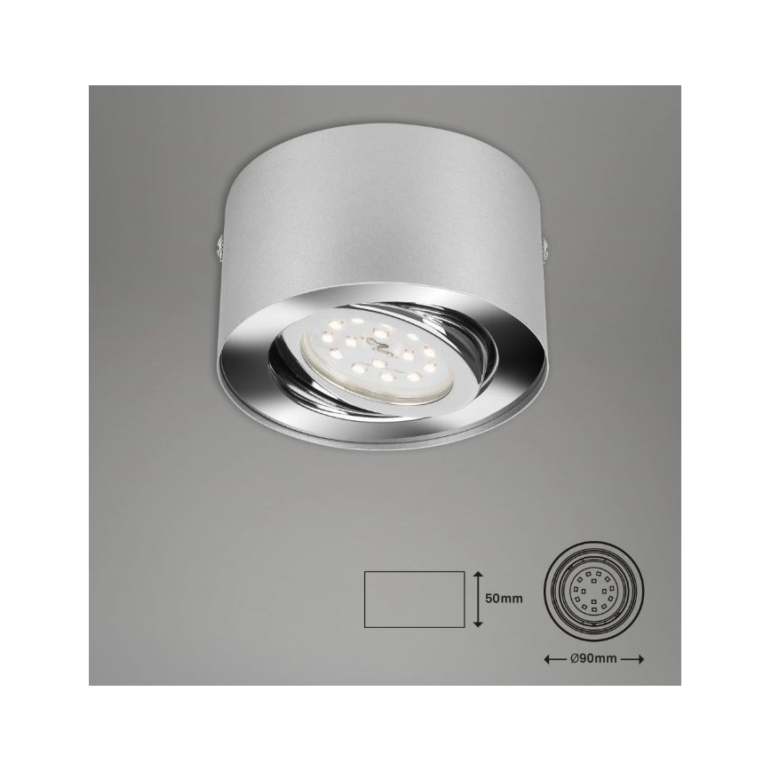 Briloner 7121-014 - LED Oświetlenie punktowe TUBE 1xLED/5W/230V okrągły