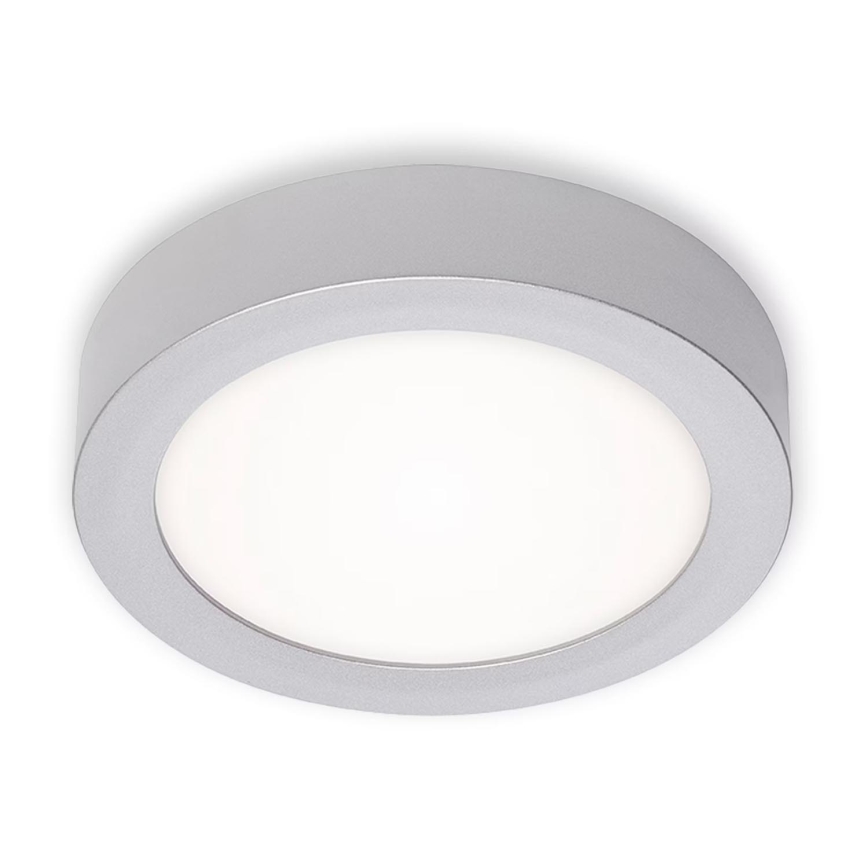 Briloner 7122-014 - Lampa sufitowa LED FIRE LED/11W/230V 3000K Ø 17 cm srebrna