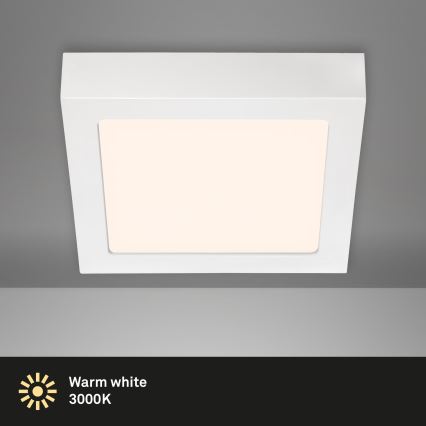 Briloner 7123-016 - Oprawa sufitowa LED FIRE LED/12W/230V 3000K 17x17 cm biała