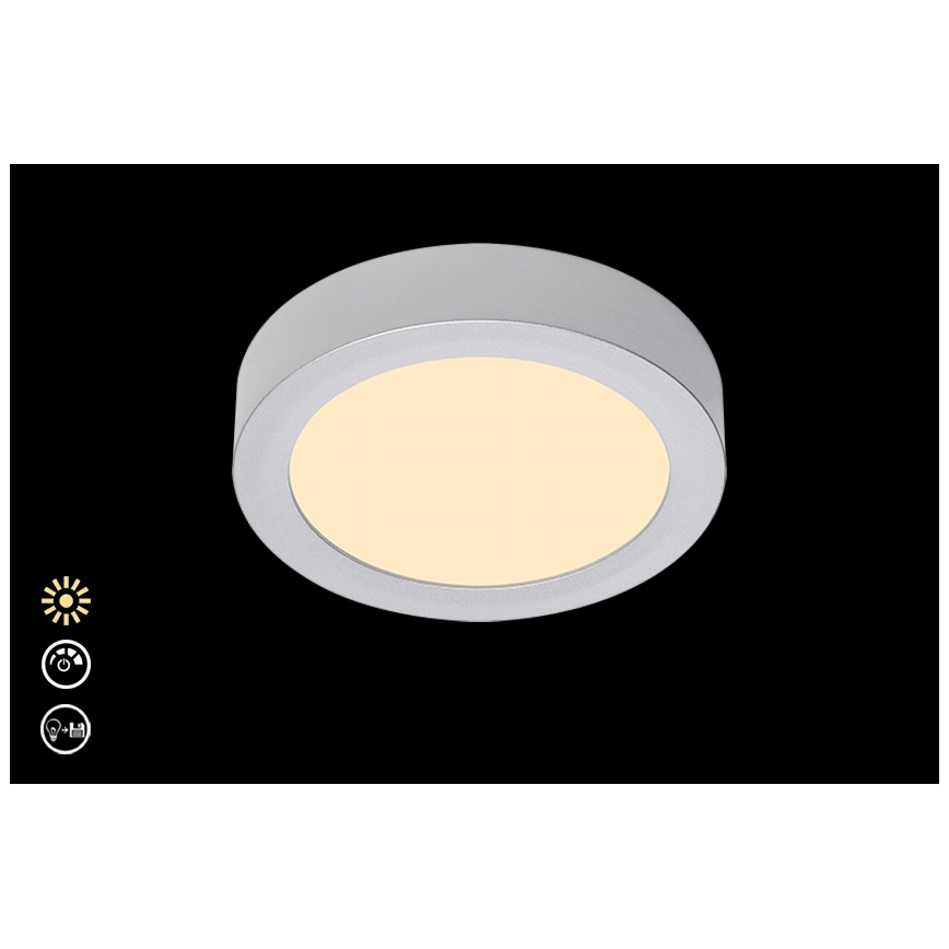 Briloner 7124-014 - LED Ściemnialny plafon FIRE LED/12W/230V 3000K