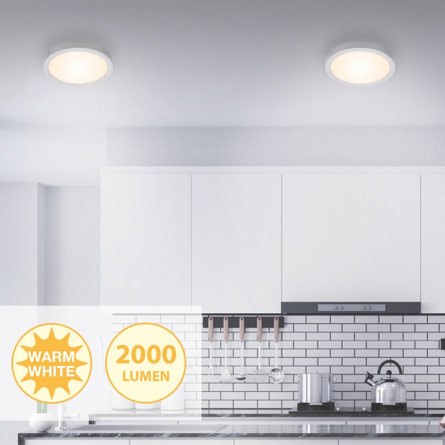 Briloner 7141-014 - LED Plafon FIRE LED/21W/230V 3000K