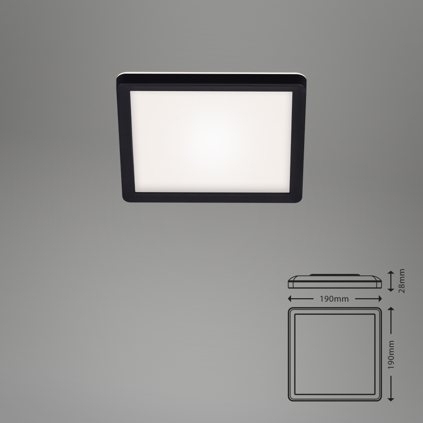 Briloner 7153-415 - LED Plafon SLIM LED/12W/230V 19x19 cm