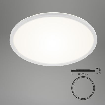 Briloner 7157-416 - LED Plafon SLIM LED/22W/230V śr. 42 cm