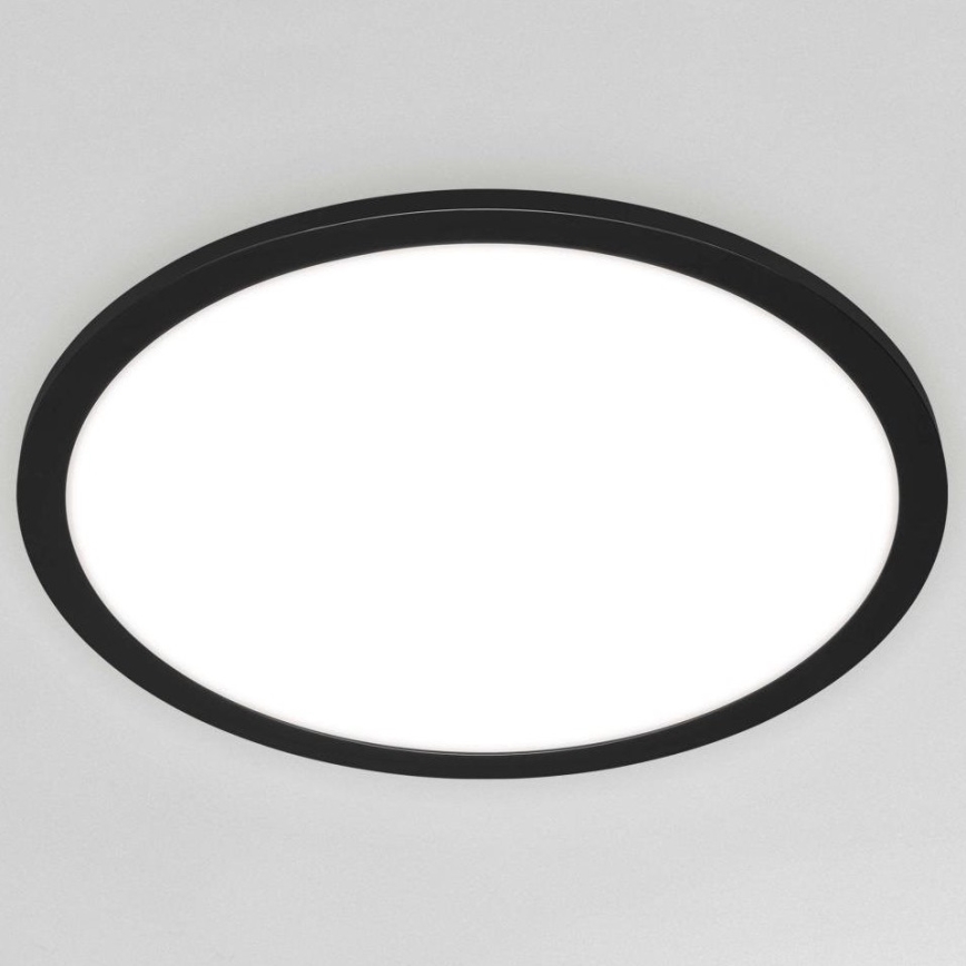 Briloner 7168-015 - LED Plafon ściemnialny PIATTO LED/22W/230V 3000-6500K śr. 40 cm czarny + zdalne sterowanie