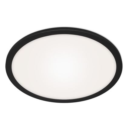 Briloner 7168-015 - LED Plafon ściemnialny PIATTO LED/22W/230V 3000-6500K śr. 40 cm czarny + zdalne sterowanie
