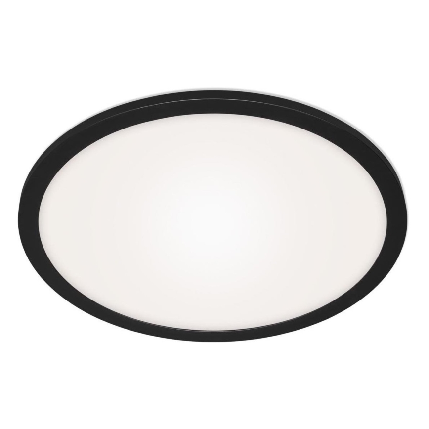 Briloner 7168-015 - LED Plafon ściemnialny PIATTO LED/22W/230V 3000-6500K śr. 40 cm czarny + zdalne sterowanie