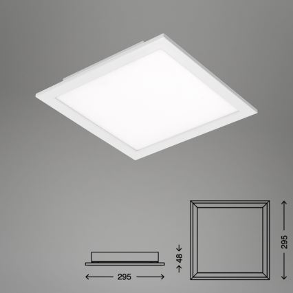 Briloner 7194-016 - LED Ściemniany plafon SIMPLE LED/18W/230V 3000-6500K + pilot