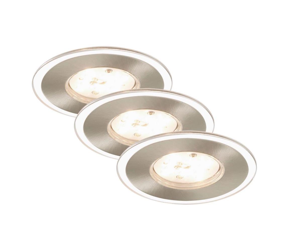 Briloner 7197-032-ZESTAW 3x LED Ściemnialne oświetlenie łazienkowe LED/4,5W/230V IP44