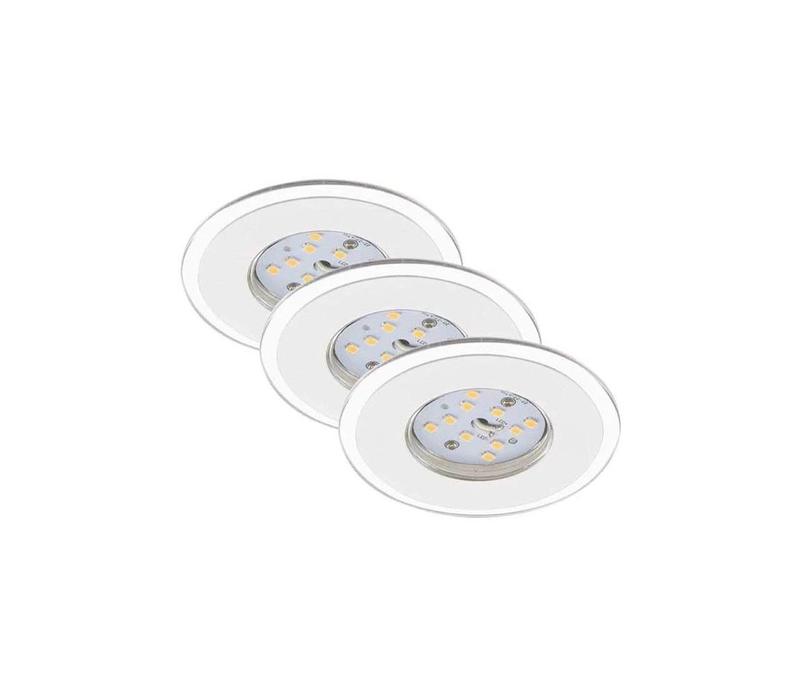 Briloner 7197-036-ZESTAW 3x LED Ściemnialne oświetlenie łazienkowe LED/4,5W/230V IP44