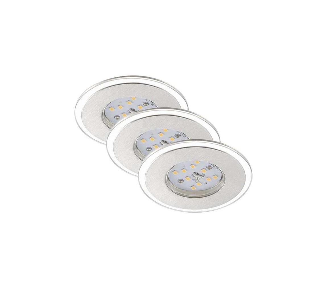 Briloner 7197-039-ZESTAW 3x LED Ściemnialne oświetlenie łazienkowe LED/4,5W/230V IP44