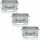 Briloner 7202-032 - ZESTAW 3x LED Oświetlenie łazienkowe natynkowe ATTACH 1xGU10/4W/230V
