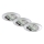 Briloner 7209-038 - ZESTAW 3x LED Łazienkowa oprawa wpuszczana LED/5W/230V IP23