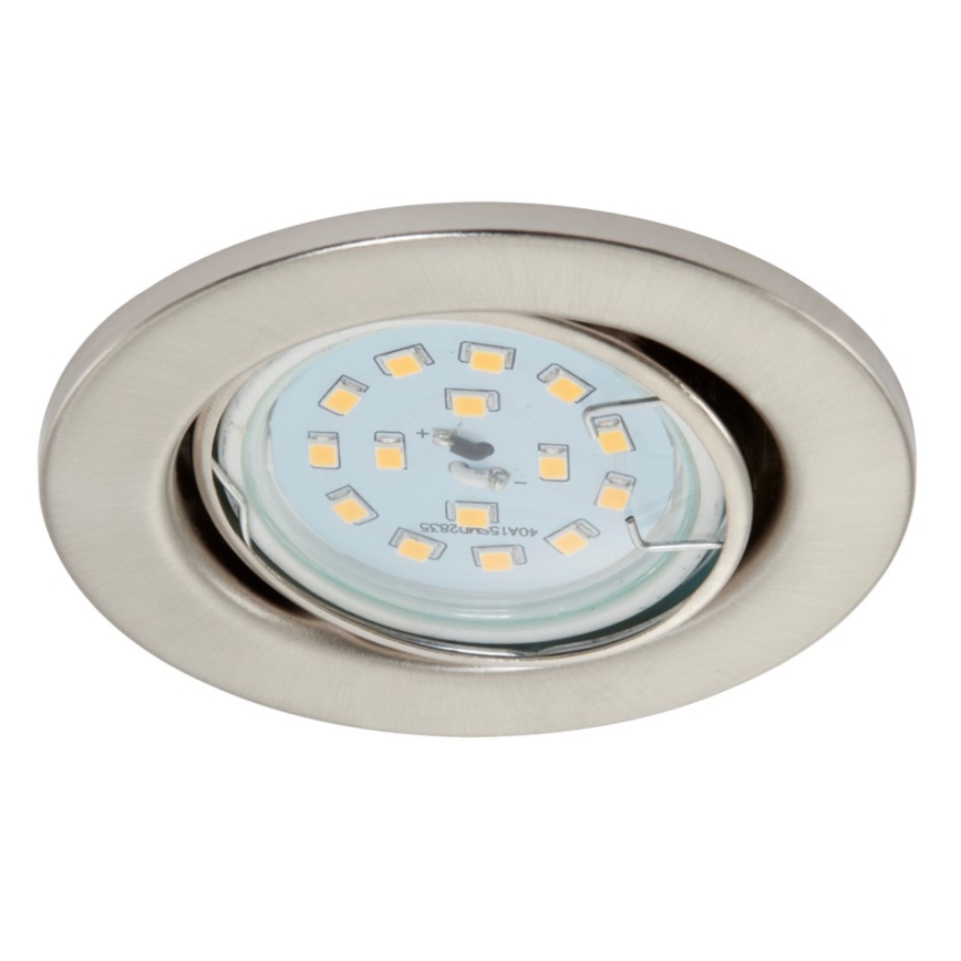 Briloner 7220-032 - PACK 3x LED Łazienkowe oświetlenie wpuszczane FIT 1xGU10/5W/230V