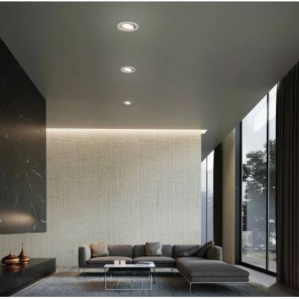 Briloner 7221-032 - ZESTAW 3x LED Oprawa sufitowa łazienkowa 1xGU10/3W/230V IP23 chrom matowy