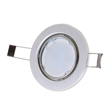 Briloner 7221-039 - ZESTAW 3x LED Łazienkowa oprawa wpuszczana 1xGU10/3W/230V IP23 srebrny