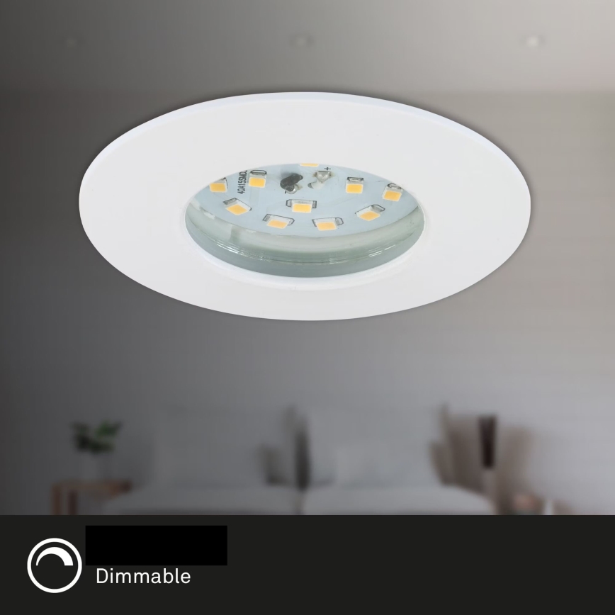 Briloner 7231-036 - ZESTAW 3x LED Ściemnialne wpuszczane oświetlenie łazienkowe LED/5,5W/230V IP44
