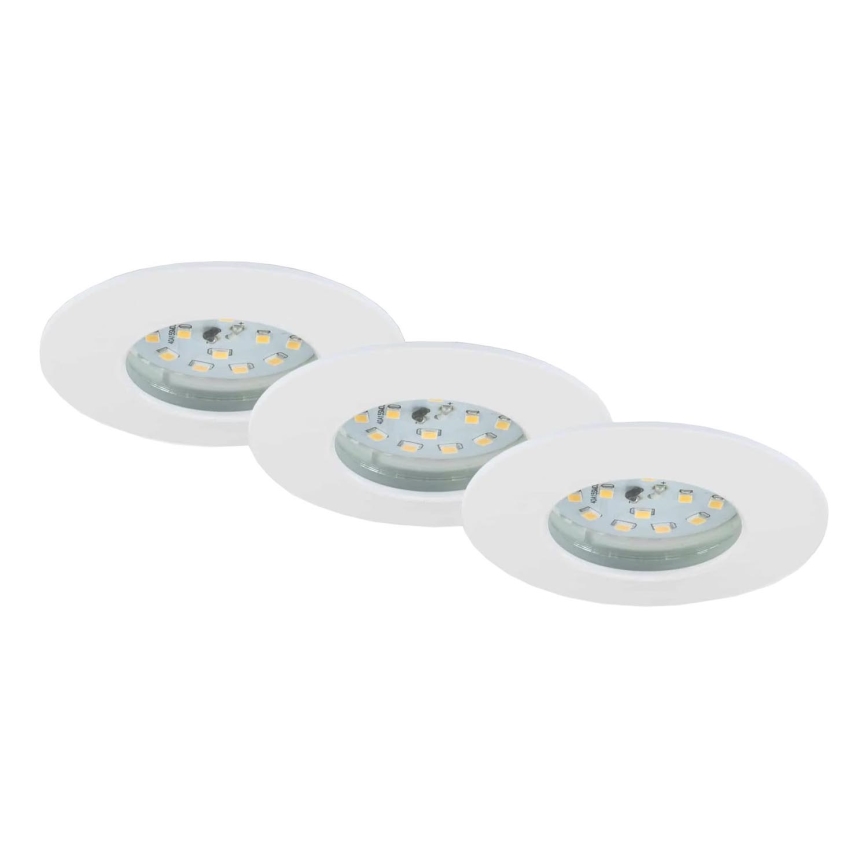Briloner 7231-036 - ZESTAW 3x LED Ściemnialne wpuszczane oświetlenie łazienkowe LED/5,5W/230V IP44