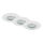 Briloner 7231-036 - ZESTAW 3x LED Ściemnialne wpuszczane oświetlenie łazienkowe LED/5,5W/230V IP44