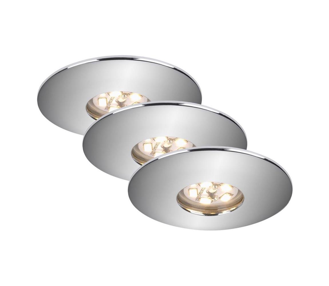 Briloner 7240-038 - ZESTAW 3x LED Oświetlenie łazienkowe ATTACH LED/1,8W/230V IP44