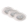 Briloner 7257-039 - ZESTAW 3x LED Łazienkowa oprawa wpuszczana ATTACH LED/4,5W/230V IP44