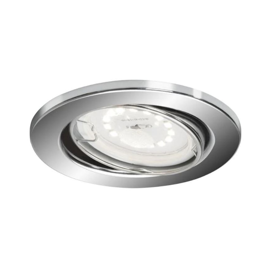 Briloner 7277-038 - ZESTAW 3x LED Ściemnialne wpuszczane oświetlenie łazienkowe 1xGU10/5W/230V IP23