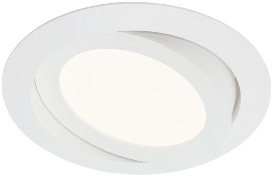 Briloner 7285-012 - Wpuszczana oprawa sufitowa LED do łazienki, 6,4 W, 230 V, IP23