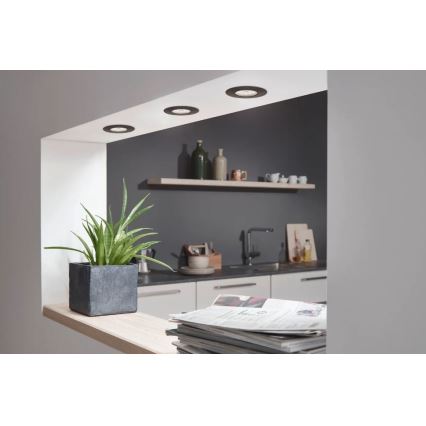 Briloner 7295-011 - LED Ściemnialny bathroom Oprawa wpuszczana ATTACH LED/6,5W/230V IP44