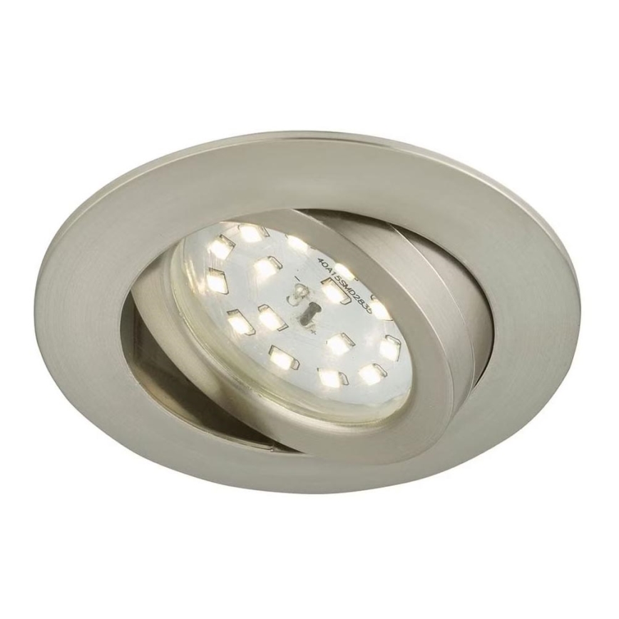 Briloner 7296-012 - LED Ściemnialne wpuszczane oświetlenie łazienkowe ATTACH LED/6,5W/230V IP23 matowy chrom