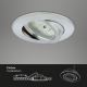 Briloner 7296-019 - LED Ściemnialne wpuszczane oświetlenie łazienkowe LED/6,5W/230V IP23