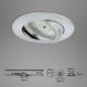 Briloner 7296-019 - LED Ściemnialne wpuszczane oświetlenie łazienkowe LED/6,5W/230V IP23