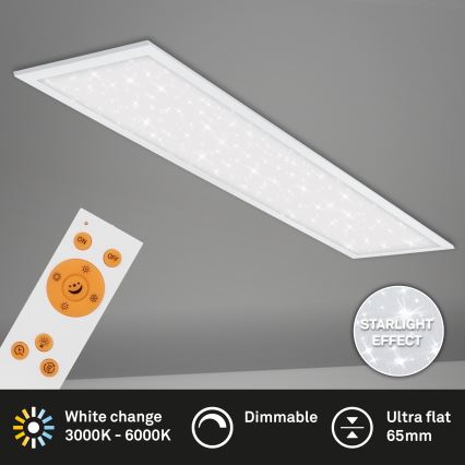 Briloner 7304-016 - LED Plafon ściemnialny STARRY SKY LED/36W/230V 3000-6000K + pilot zdalnego sterowania