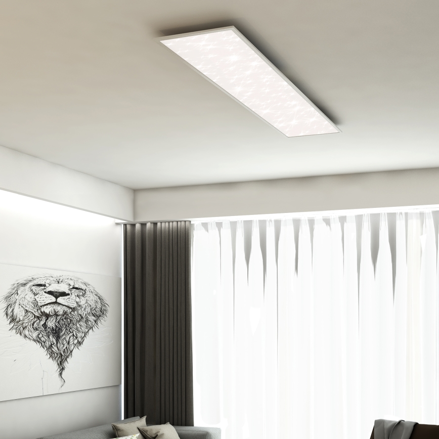 Briloner 7308-016 - LED Plafon ściemnialny STARRY SKY LED/24W/230V 3000-6000K + pilot zdalnego sterowania