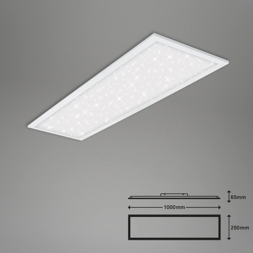 Briloner 7308-016 - LED Plafon ściemnialny STARRY SKY LED/24W/230V 3000-6000K + pilot zdalnego sterowania