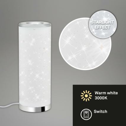 Briloner 7332-018 - LED Lampa stołowa STARRY SKY 1xGU10/5W/230V biała